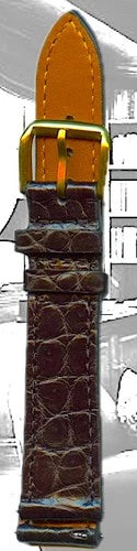 Gay Frères® Genuine Alligator Vintage Style Flexible Flat Straps 16mm-20mm